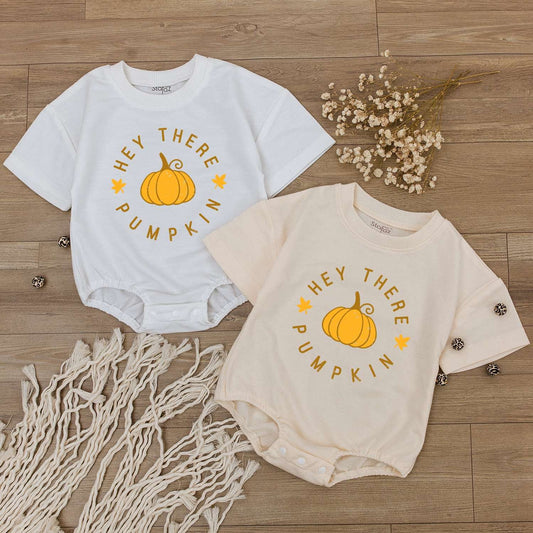 Pumpkin Baby Romper Fall Outfit | Toddler Tee | Baby Bodysuit Gift