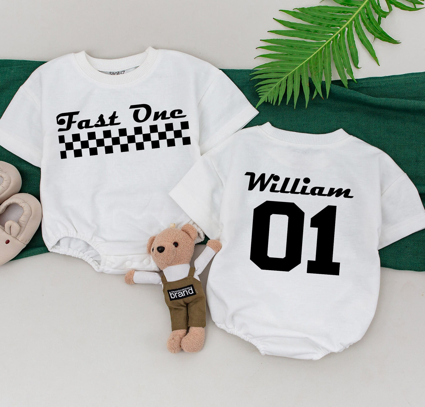 Race Car Family Birthday Shirts, 1st Birthday Outfit, Fast One Theme