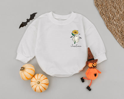 Custom Halloween Romper: First Halloween, Personalized Baby Outfit