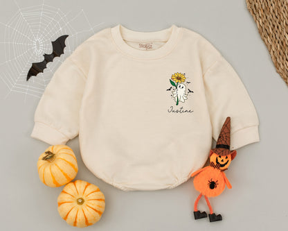 Custom Halloween Romper: First Halloween, Personalized Baby Outfit