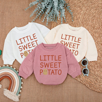 Adorable Little Spud Best Gift For Baby, Potato Baby Romper, First Thanksgiving Outfit, Baby Shower Gift Bodysuit