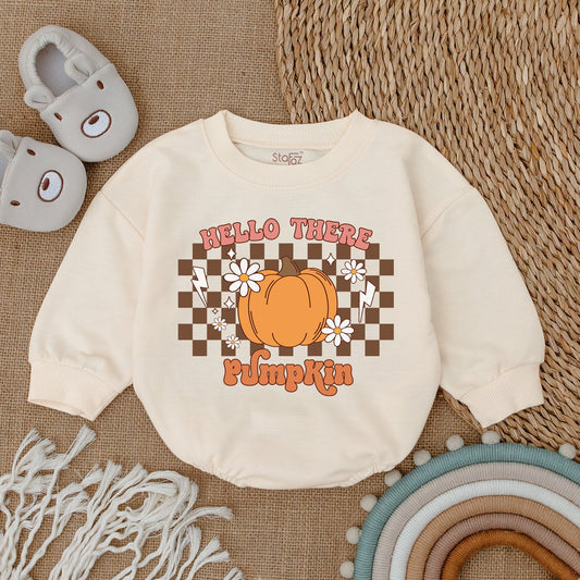 Little Pumpkin Thanksgiving Romper | Fall Baby Outfit & Gift