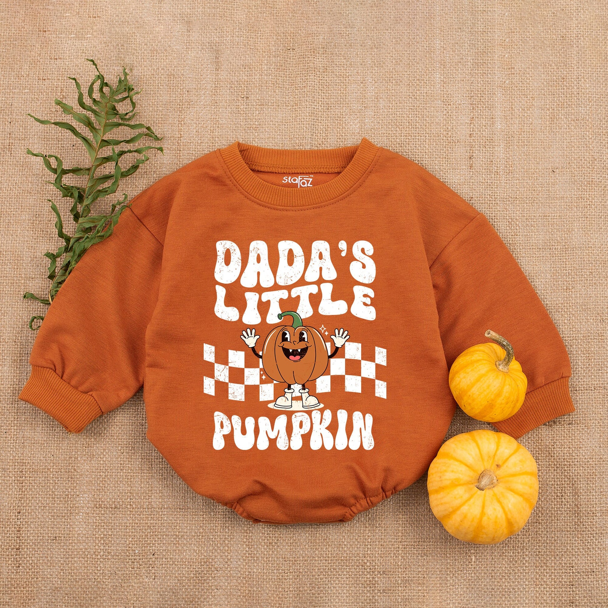 Pumpkin Baby Romper - Thanksgiving Outfit - Fall Baby Clothes