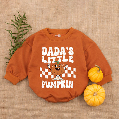 Pumpkin Baby Romper - Thanksgiving Outfit - Fall Baby Clothes