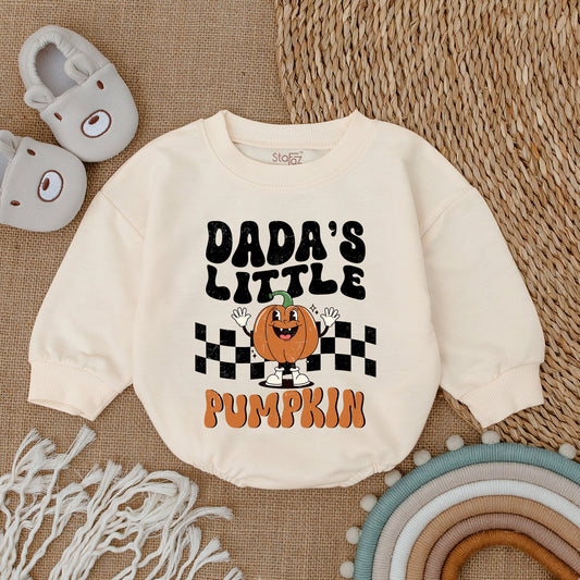 Pumpkin Baby Romper - Thanksgiving Outfit - Fall Baby Clothes