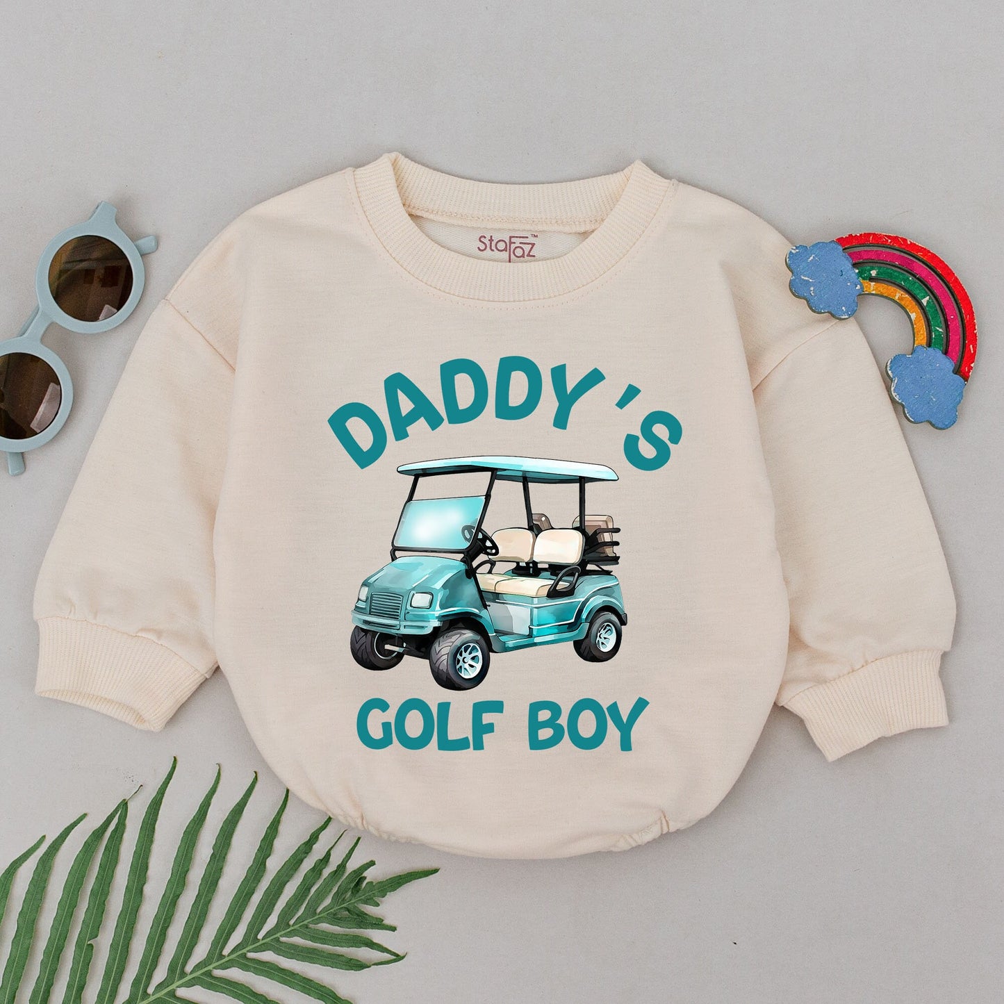Future Golfer Baby Romper: Daddy's Little Caddy Gift Outfit