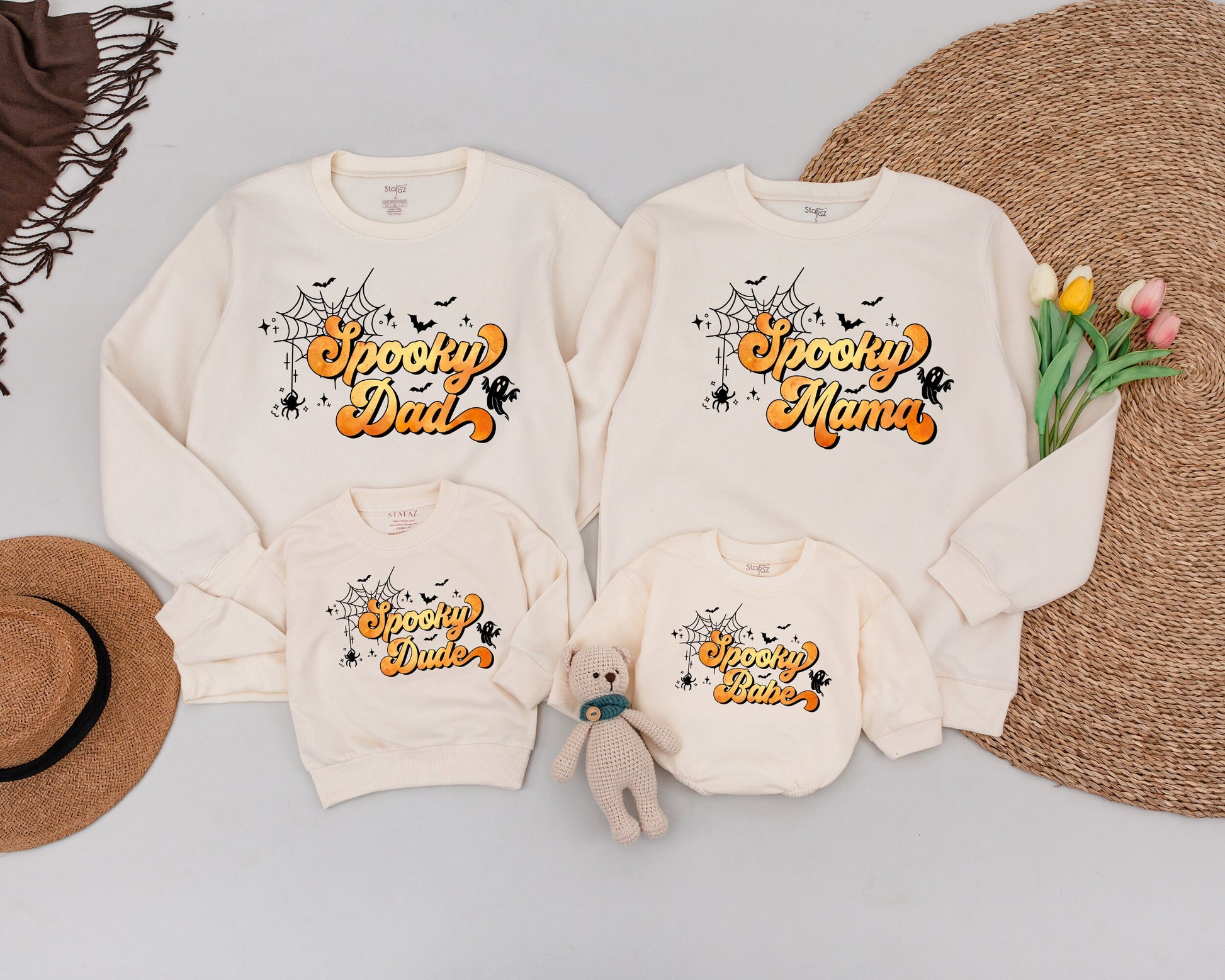 Matching Spooky Sweatshirts – Halloween Family Outfits & Costumes