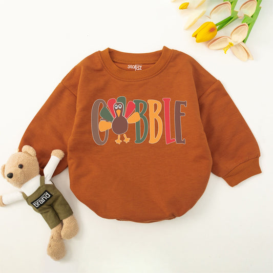 Thanksgiving Baby Romper & Outfit | First Turkey Day Bodysuit Gift