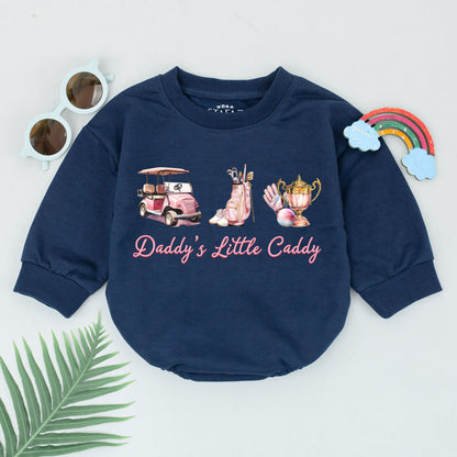 Daddy's Golf Buddy Romper: Future Pro, Pink Bodysuit Father's Day
