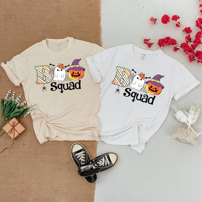 Matching Family Halloween Shirts: Boo Squad, Mommy & Me, Baby Bodysuit