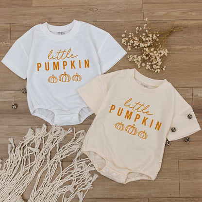 Matching Family Fall Outfits: Pumpkin Baby Onesies & Kid Tees  