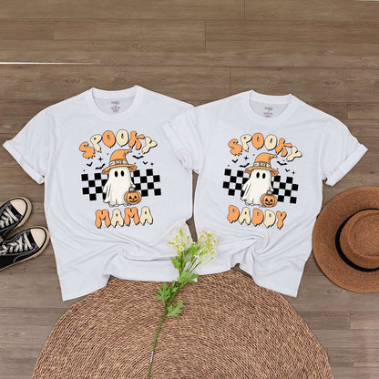 Spooky Family Shirt Set: Baby Romper, Toddler Tee, Fall Outfits