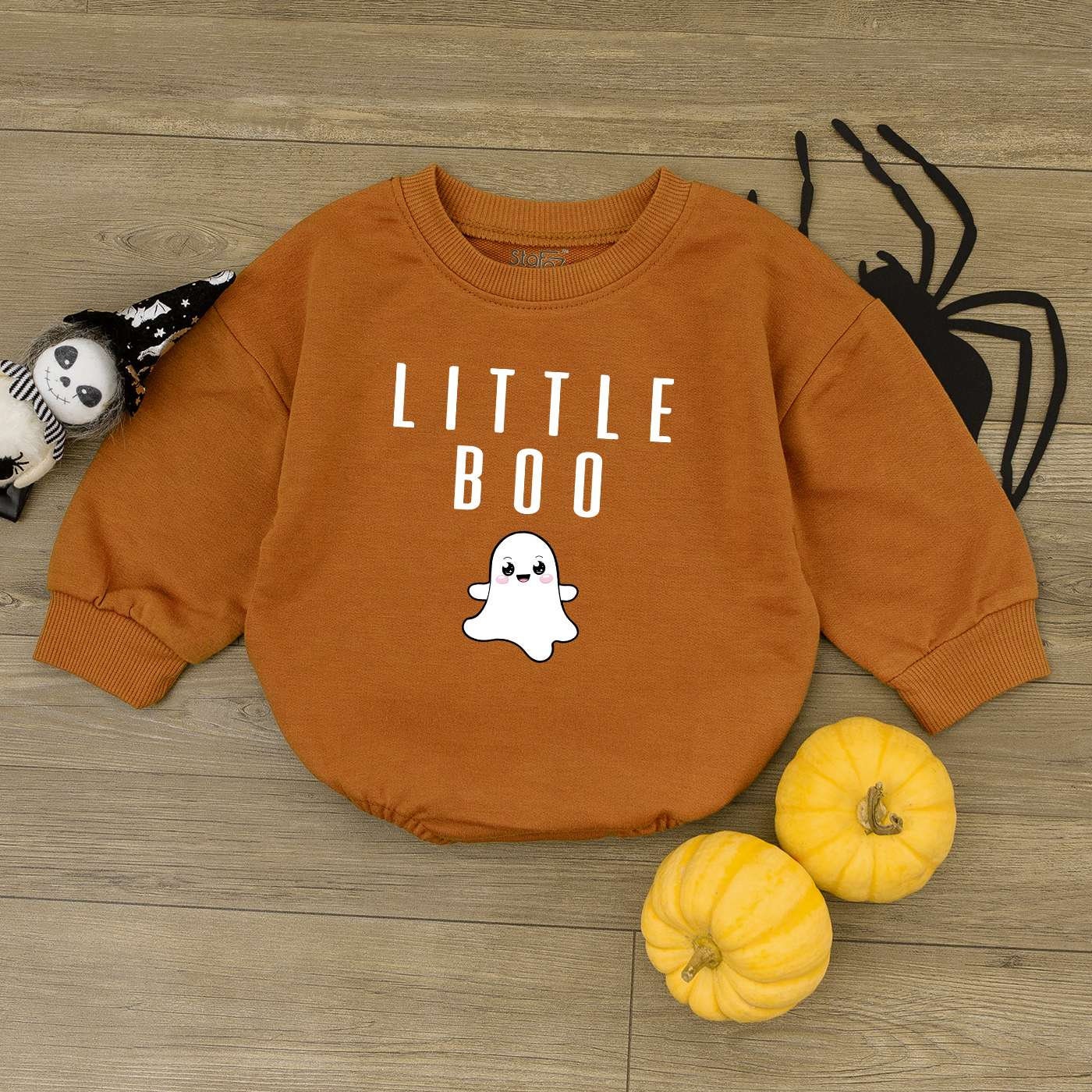 Boo Baby Romper: Cute Halloween Bodysuit for Fall & Thanksgiving Fun