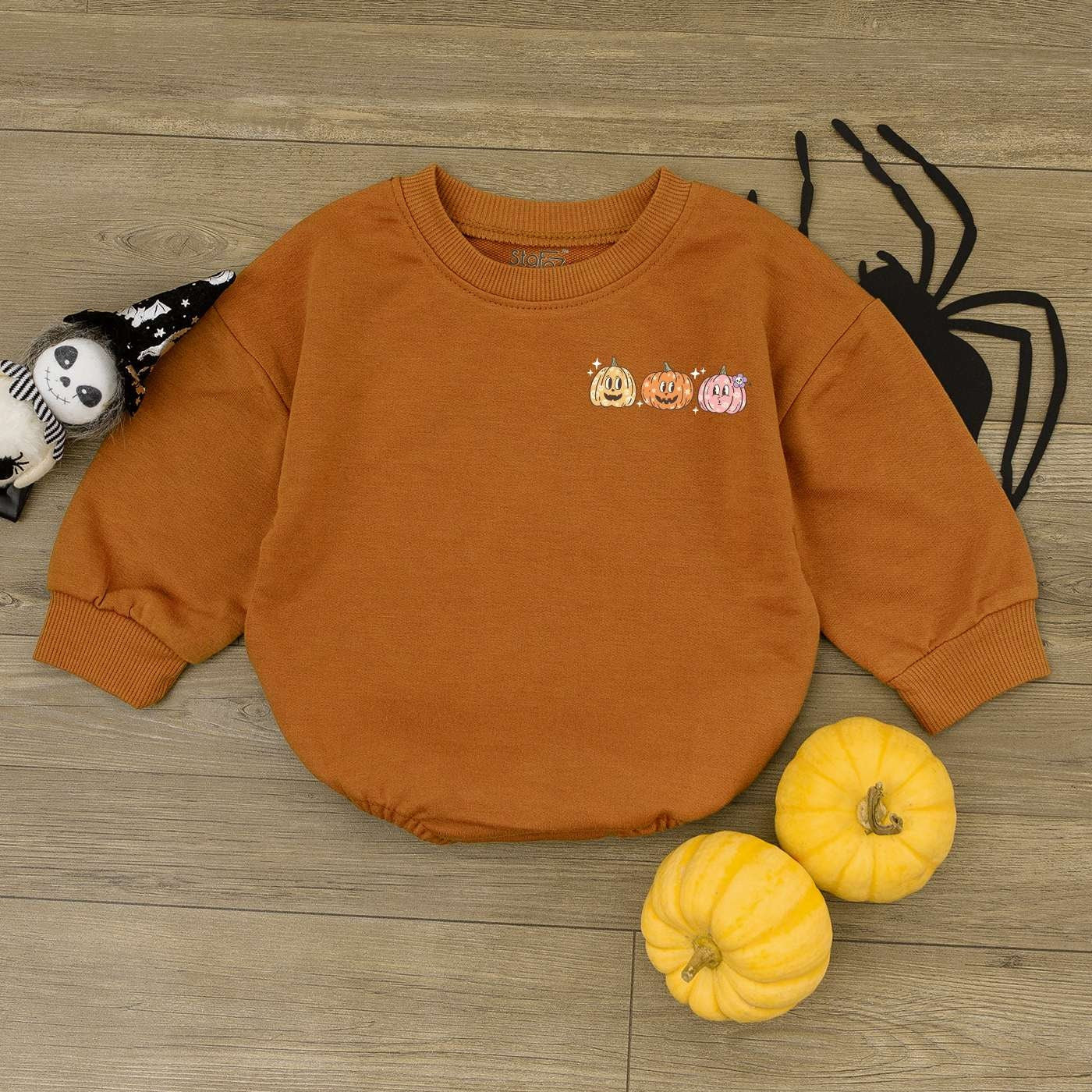 Autumn Baby Outfit: Cute Pumpkin Romper & Gender Neutral Bodysuit