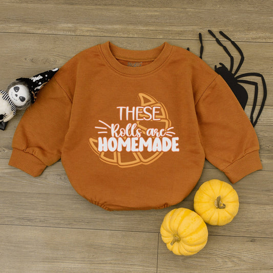 Pumpkin Baby Outfit – Retro Fall Bodysuit, Romper, Tee, Sweatshirt 