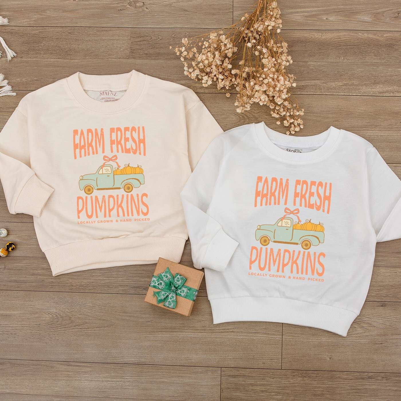 Pumpkin Patch Baby Romper - Fall Outfit, Thanksgiving Newborn Gift