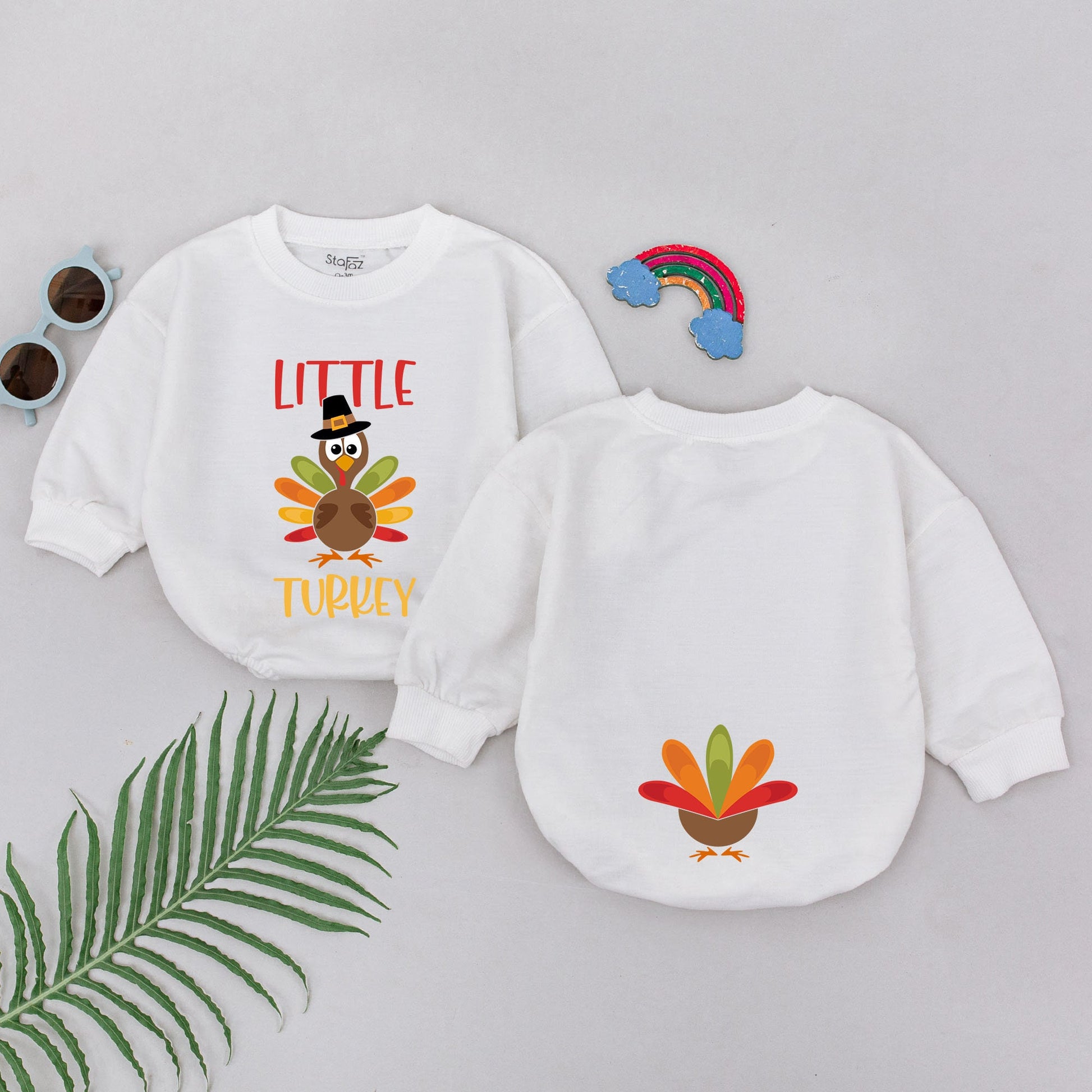 First Thanksgiving Baby Romper | Fall Outfit for Baby's Special Day