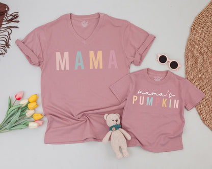 Matching Family Pumpkin Shirts: Mommy and Me Fall Outfits