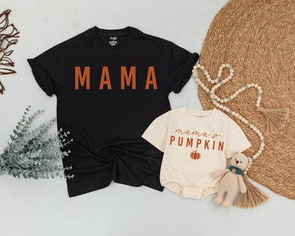 Matching Pumpkin Shirts for Mommy and Me – Fall Family Outfits