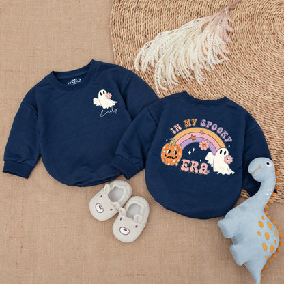 Halloween Ghost Romper - Fall Baby Bodysuit for First Halloween