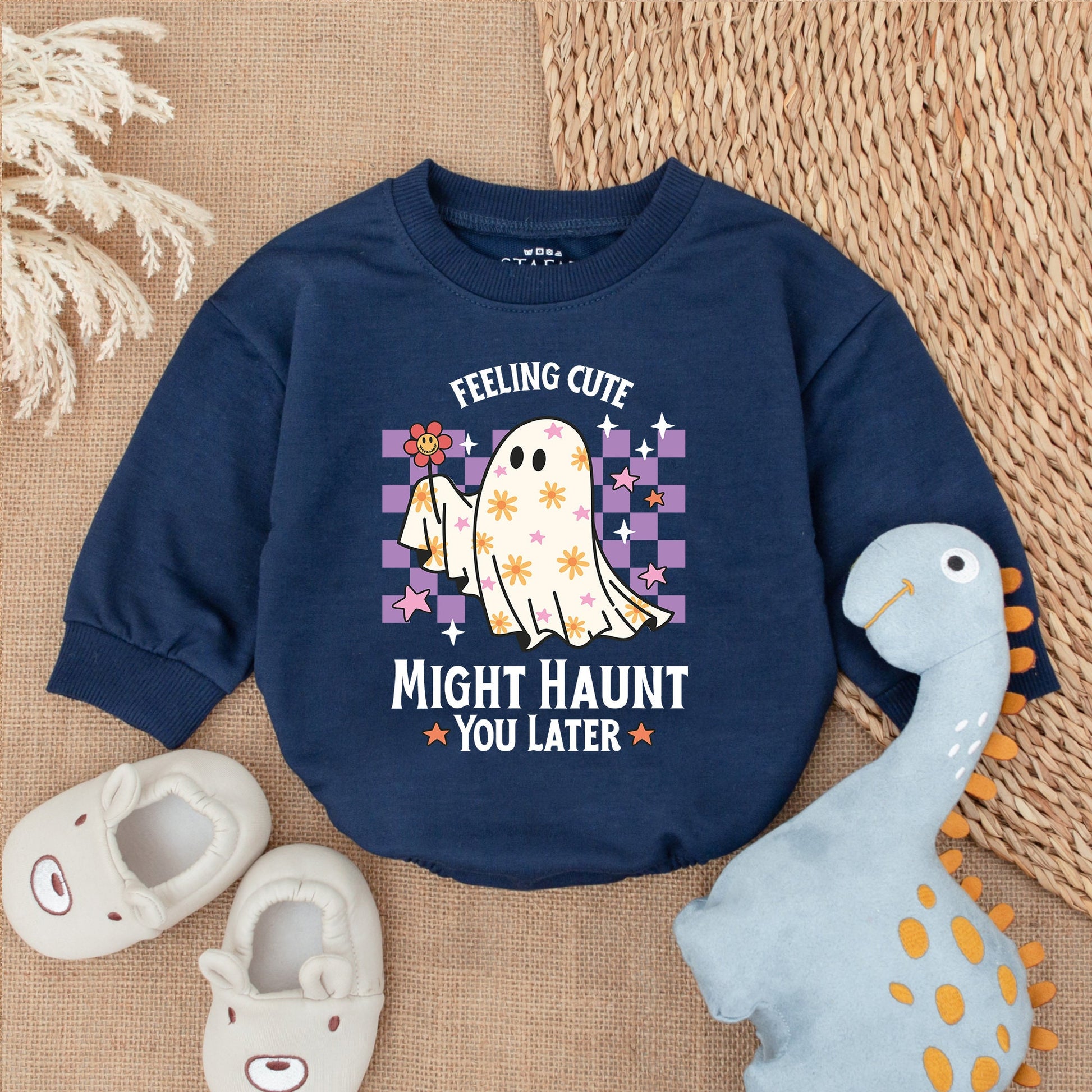 Cute Baby Ghost Romper - Halloween Outfit - First Fall Baby Clothes