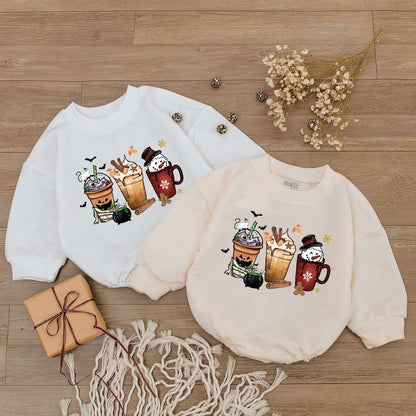 Festive Baby Romper: Halloween, Thanksgiving, Christmas Outfit  