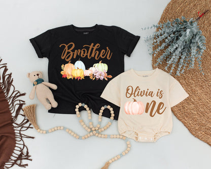 Boho Autumn Pumpkin Family Shirts: Matching Fall & Halloween Outfits