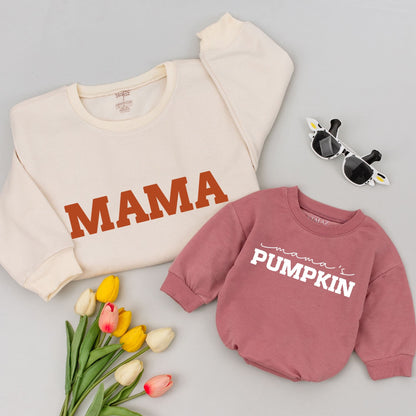 Matching Pumpkin Family Sweatshirts - Mommy & Me Fall Outfits  