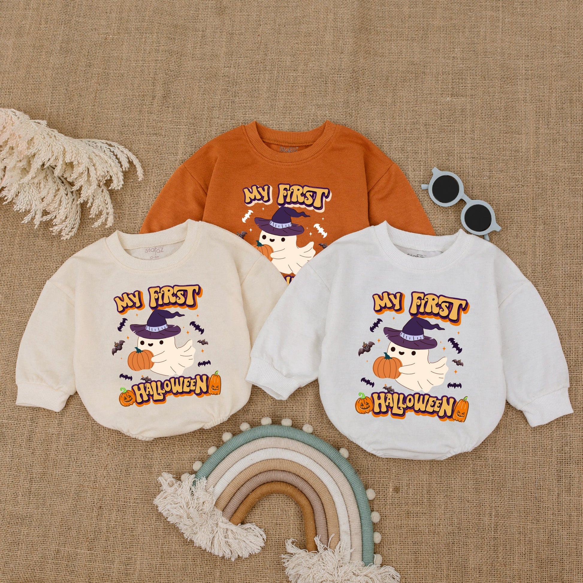First Halloween Bubble Romper Outfit: Perfect Baby Shower Gift  