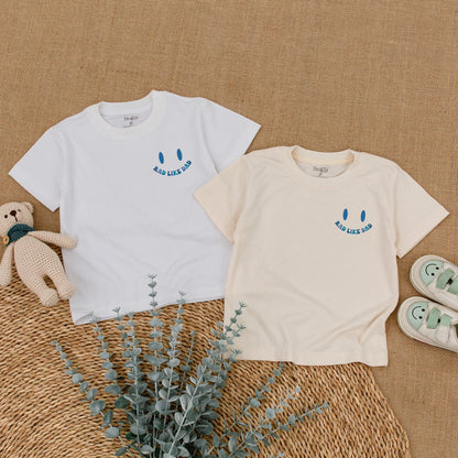Rad Like Dad Romper Baby Bodysuit for Boys Toddler Shirt Smiley Face Fun Outfit Gift for New Dad New Baby Celebration Clothes Casual Cotton Comfortable