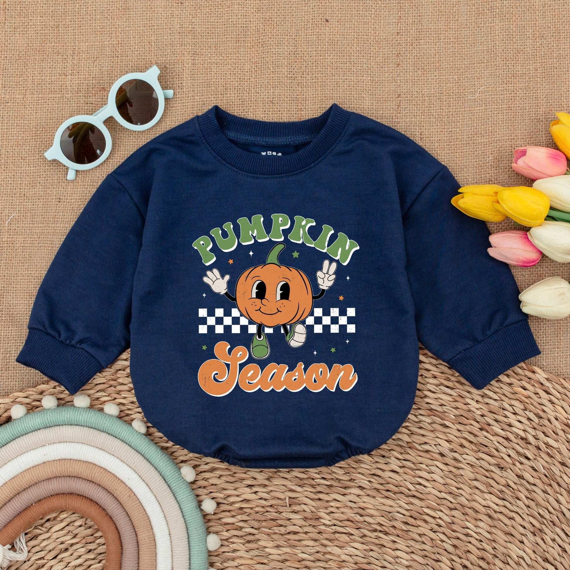 Spooky Pumpkin Baby Romper: Halloween Outfit for Little Pumpkins
