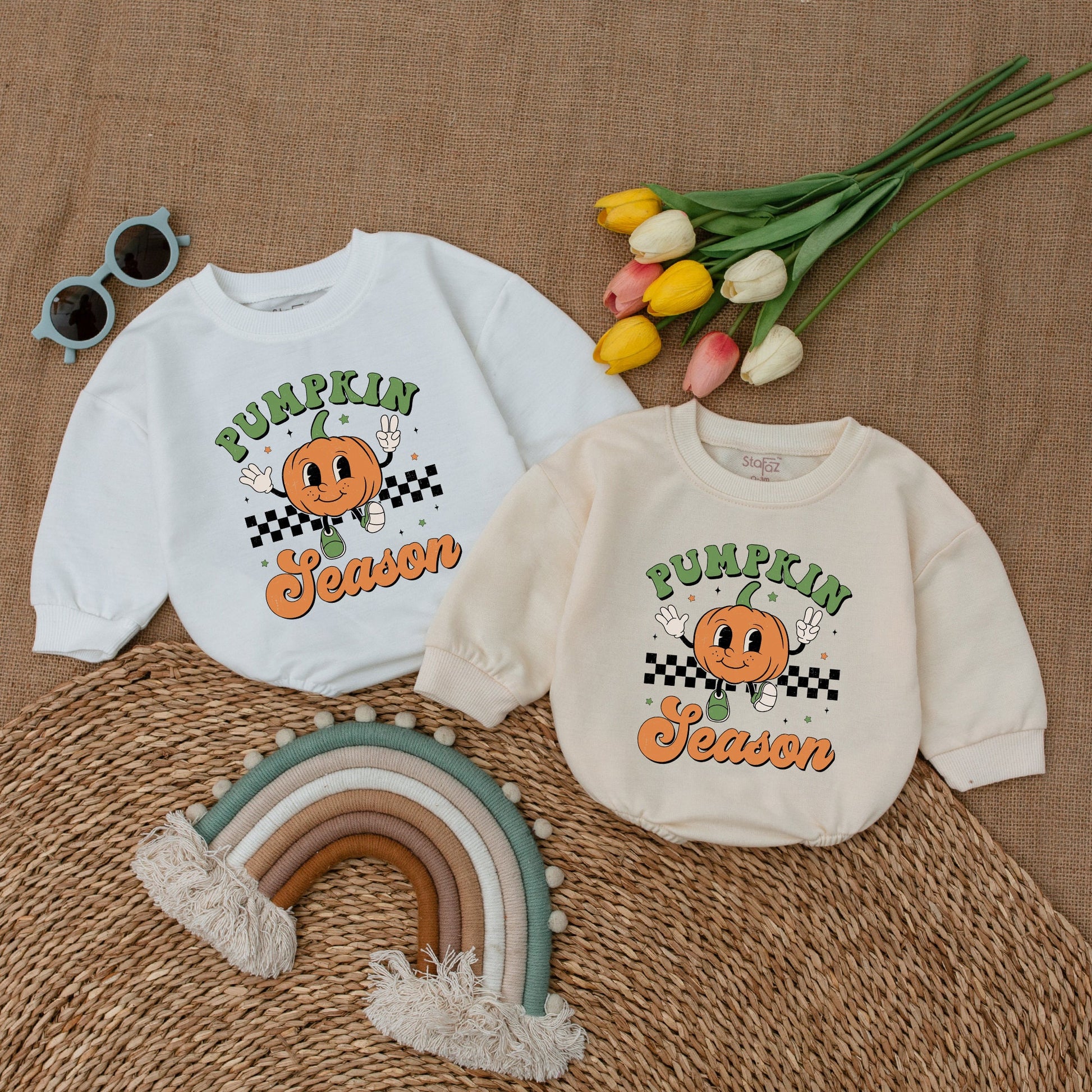 Spooky Pumpkin Baby Romper: Halloween Outfit for Little Pumpkins