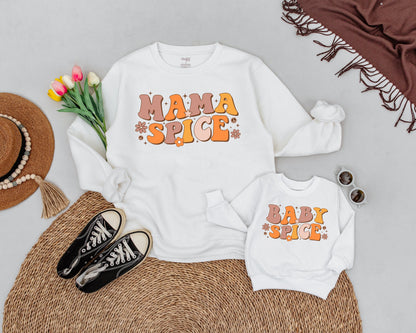 Pumpkin Spice Mom & Me Sweaters: Cozy Fall Family Matching Outfits