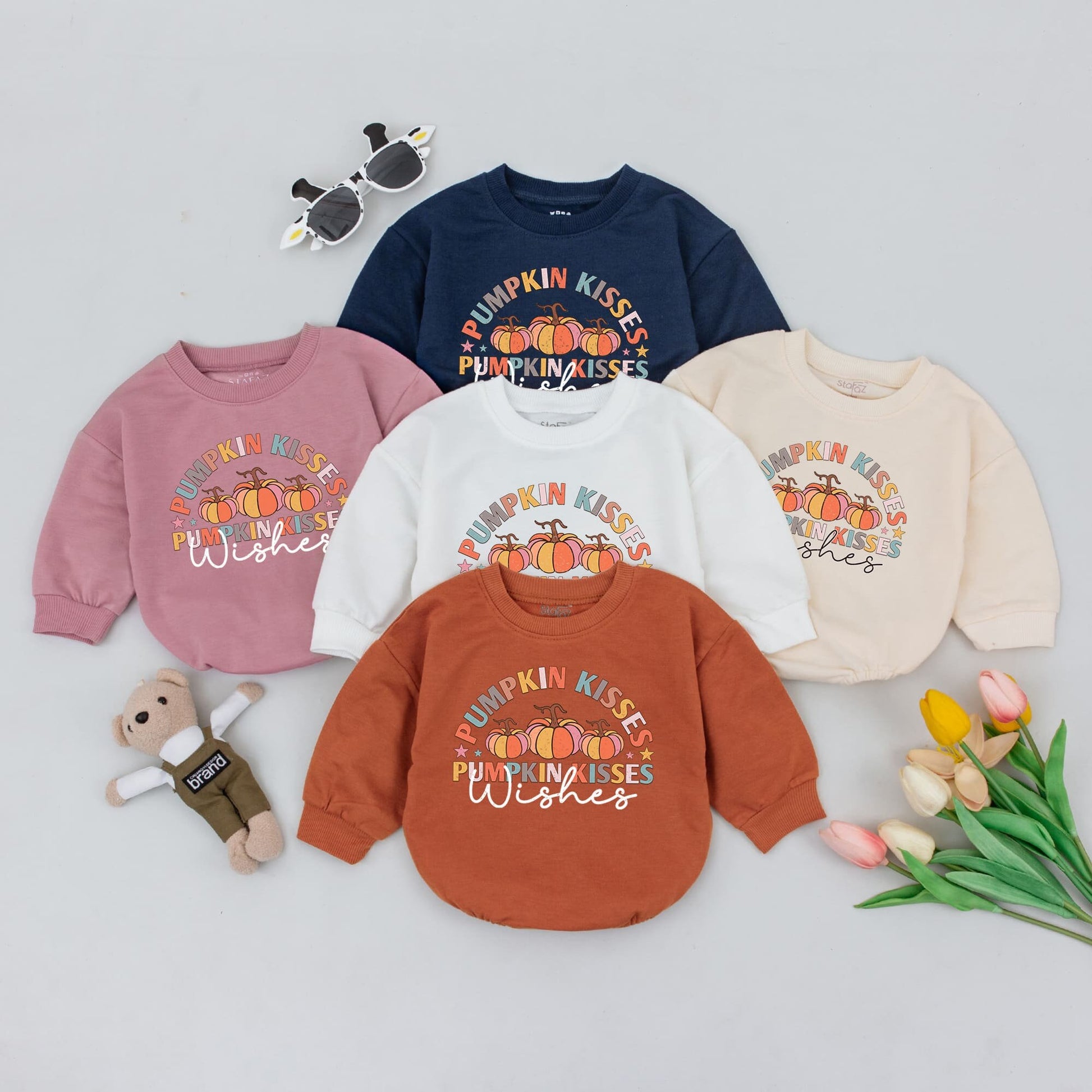 Charming Pumpkin Baby Bodysuit for Thanksgiving and Fall