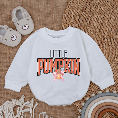 Adorable Pumpkin Romper - Fall Baby Outfit for Thanksgiving Celebration