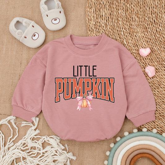 Adorable Pumpkin Romper - Fall Baby Outfit for Thanksgiving Celebration