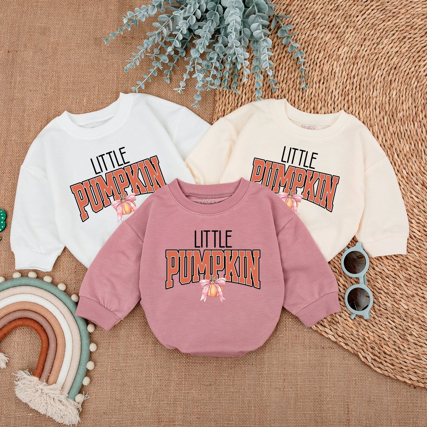 Adorable Pumpkin Romper - Fall Baby Outfit for Thanksgiving Celebration
