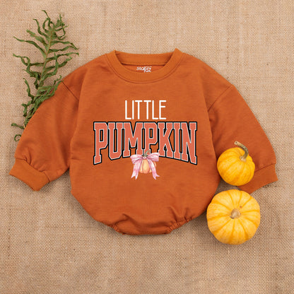 Adorable Pumpkin Romper - Fall Baby Outfit for Thanksgiving Celebration