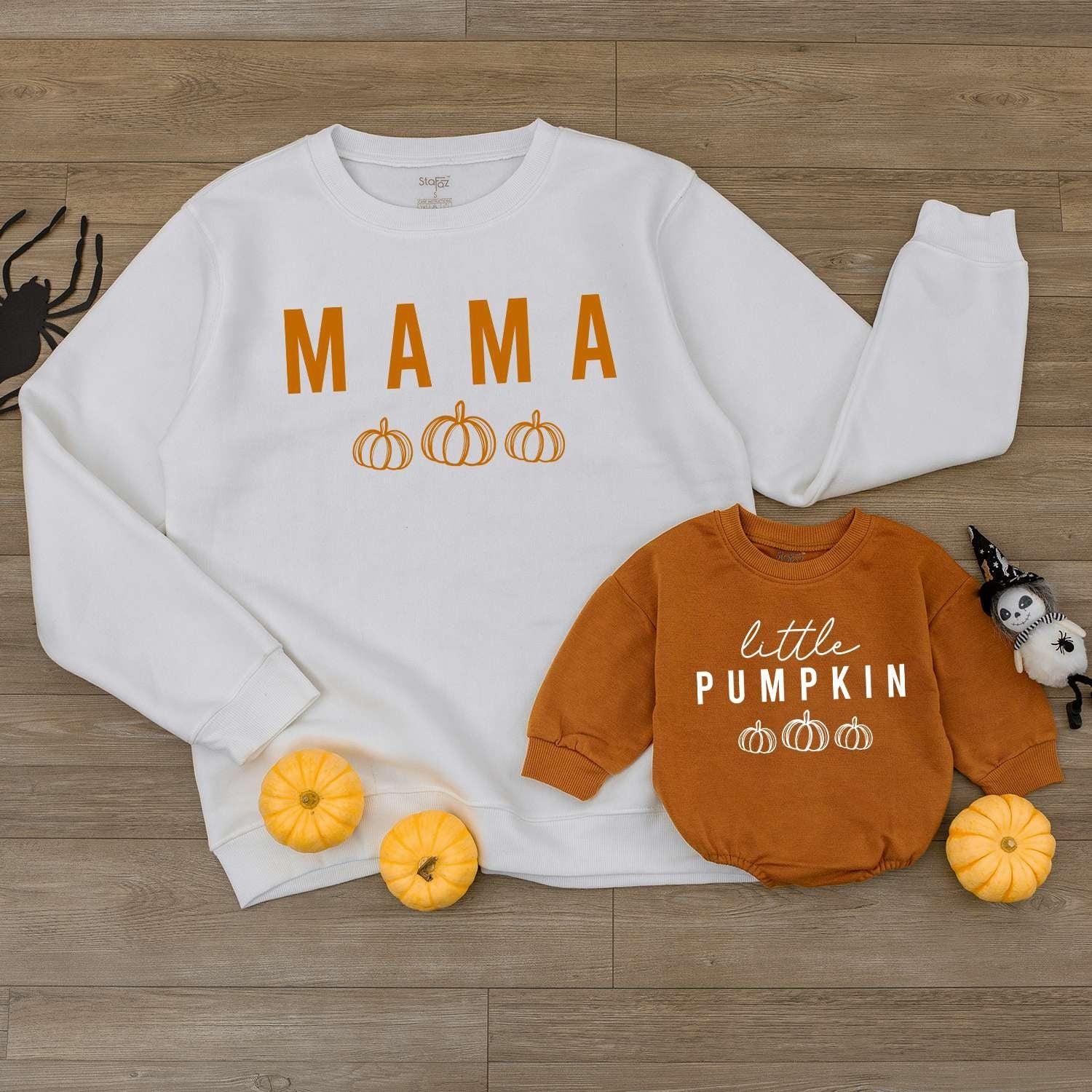 Personalized Pumpkin Romper & Bodysuit: Fall Baby Outfit Collection