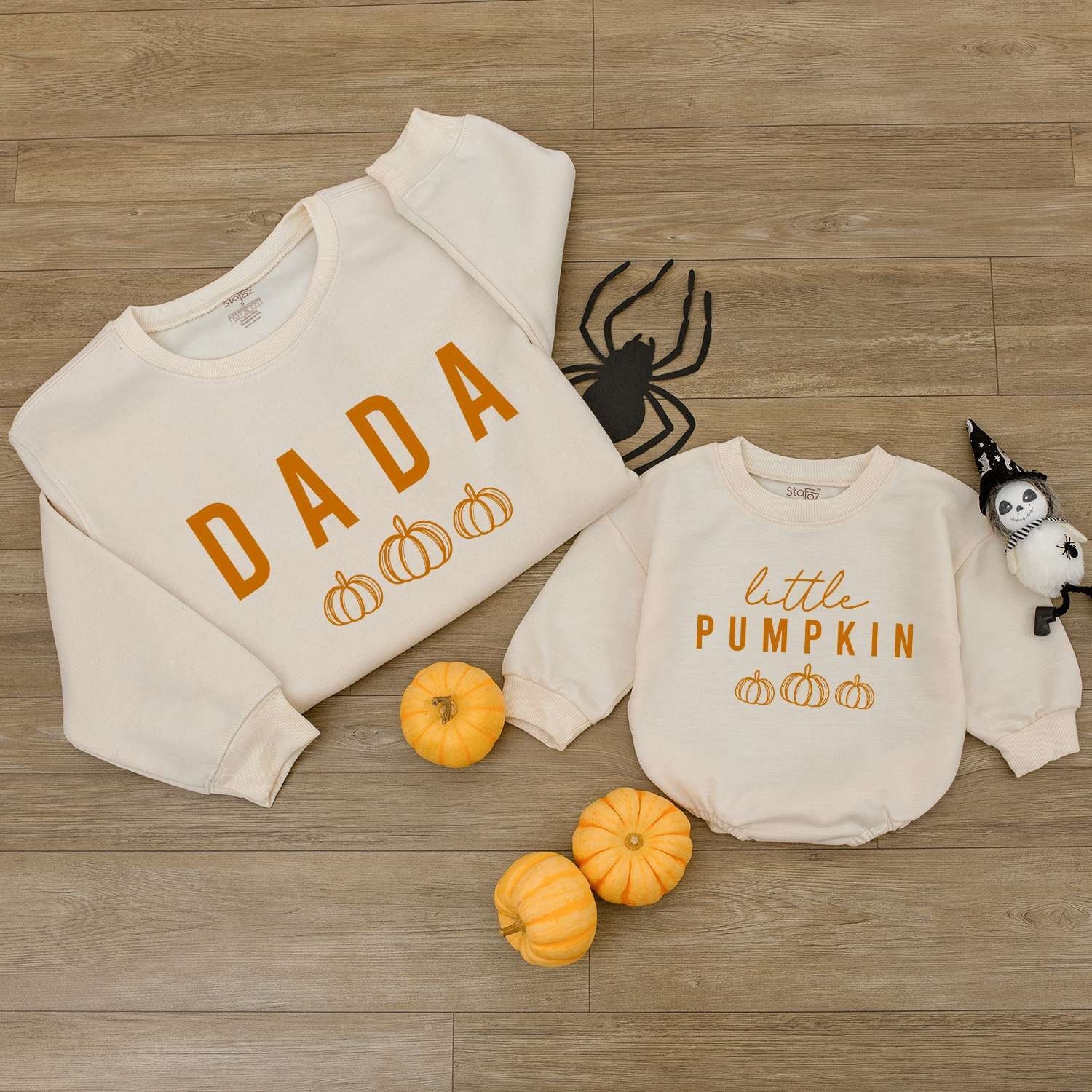 Personalized Pumpkin Romper & Bodysuit: Fall Baby Outfit Collection