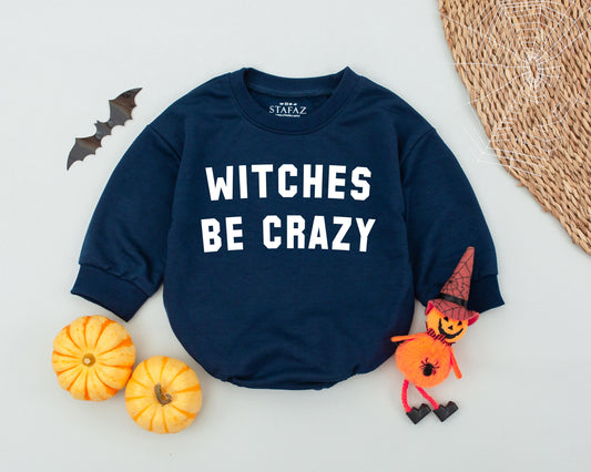 Cute Witchy Romper for Toddlers - First Halloween Baby Outfit