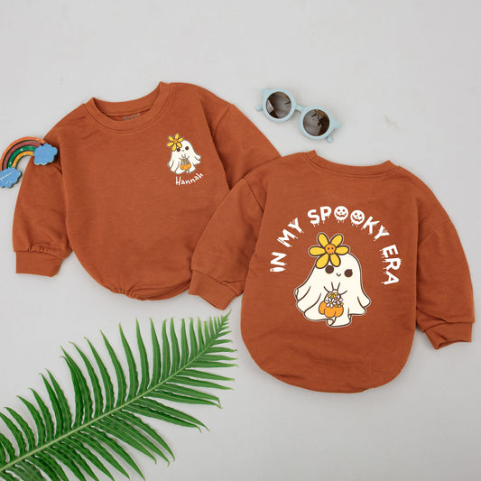 Spooky Era Halloween Romper: Baby Girl Gift for Fall & First Boo