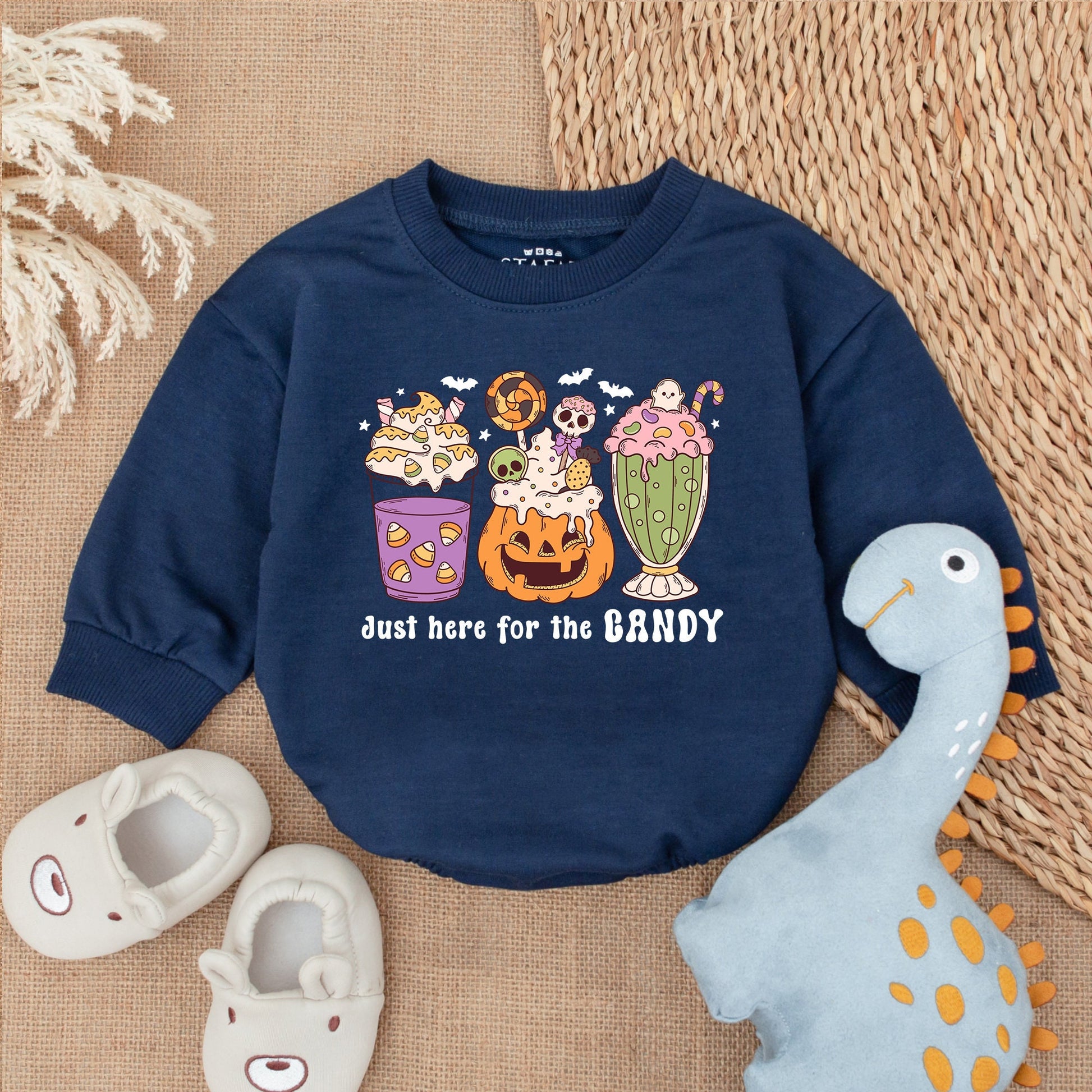 Groovy Halloween Romper - First Halloween Outfit for Baby Girls
