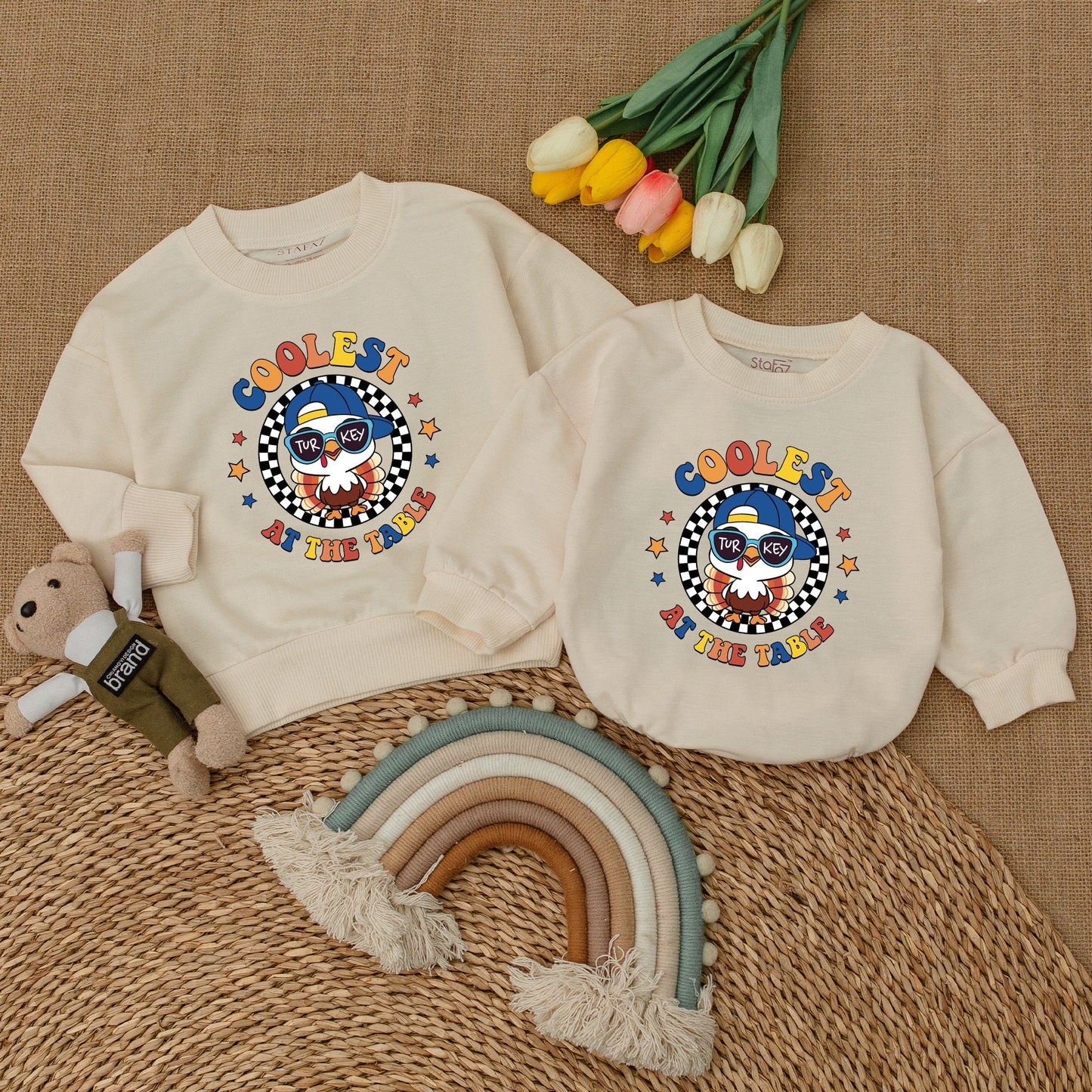 Thanksgiving Romper: Cute Turkey Toddler Outfit & Fall Baby Clothes