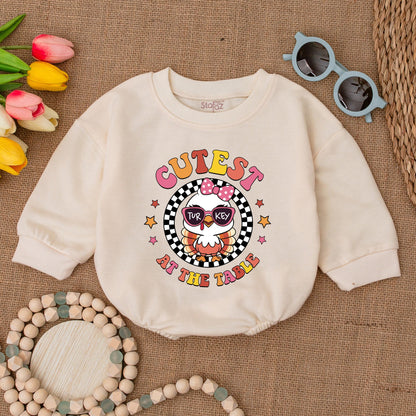 Thanksgiving Romper: Cute Turkey Shirt for Toddlers and Babies