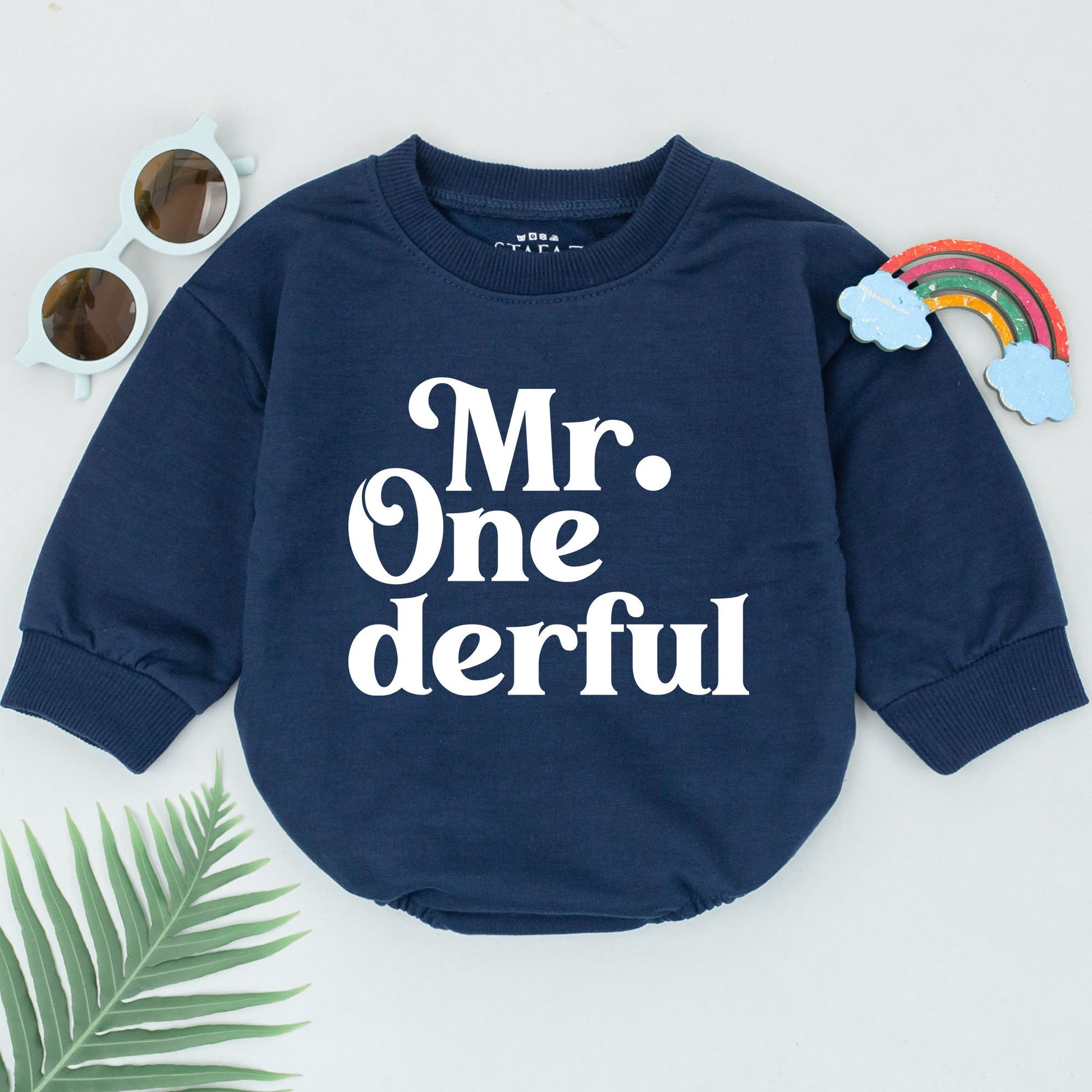 Onederful First Birthday Boy Romper Mr Onederful Baby Outfit 1st Birthday Bubble Romper Shower Gift
