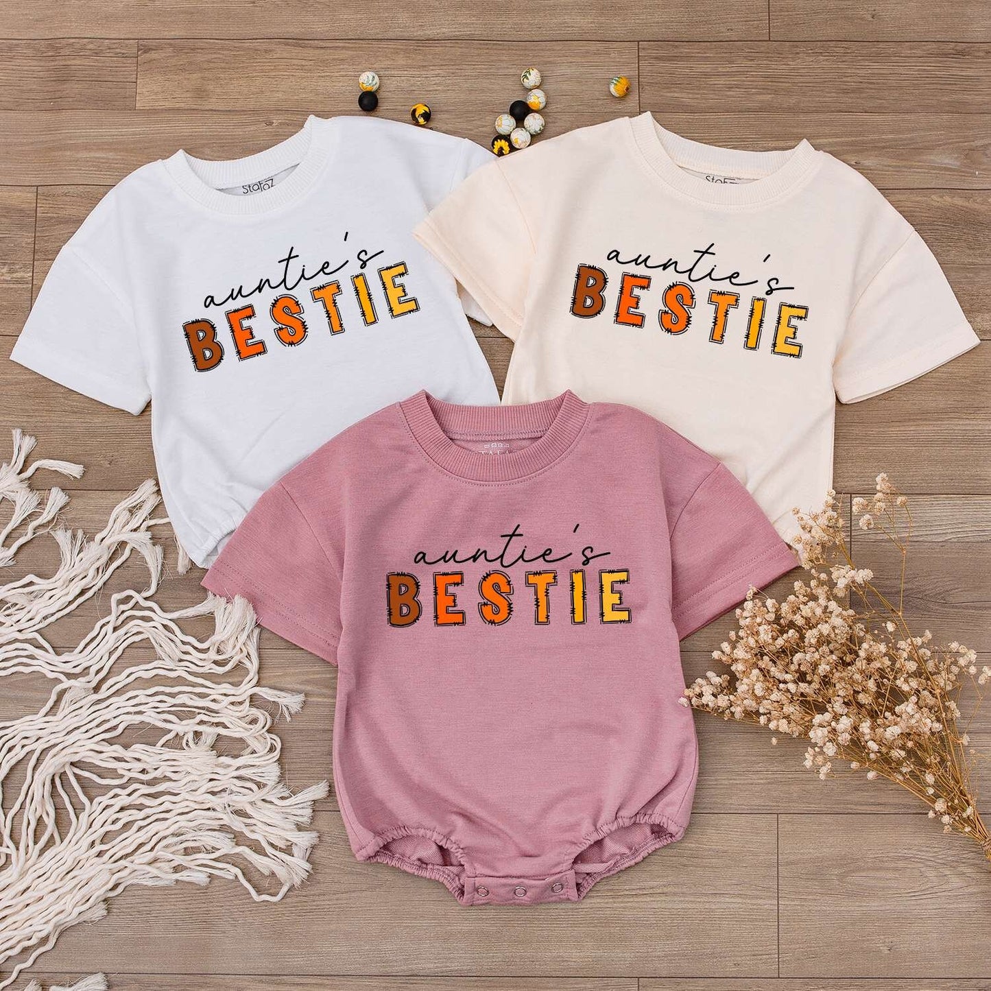 Auntie's Fall Outfit Set: Matching Family, Baby, Toddler & Kids