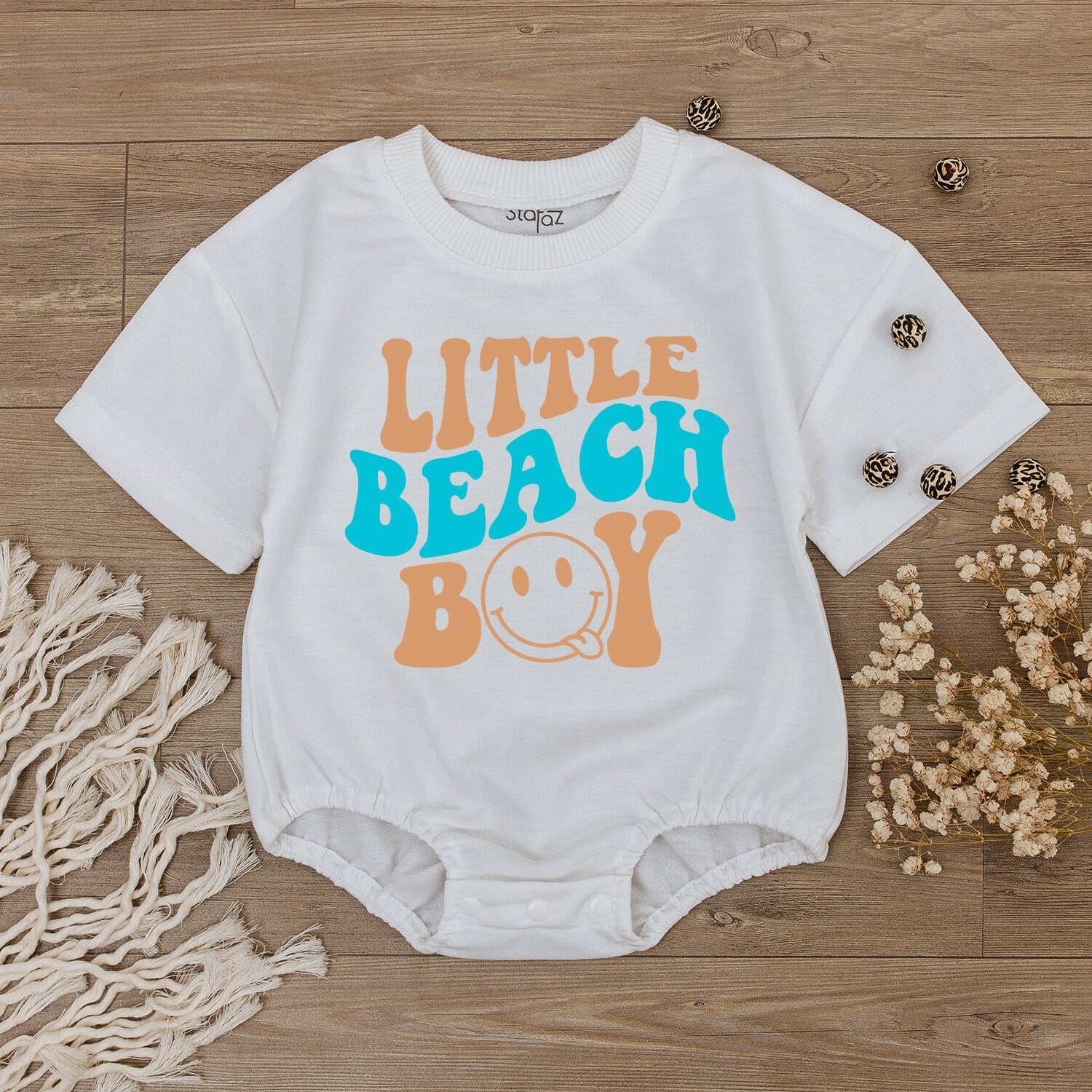 Beach Boy Bodysuit & Family Tees: Summer Vacation & Birthday Outfits