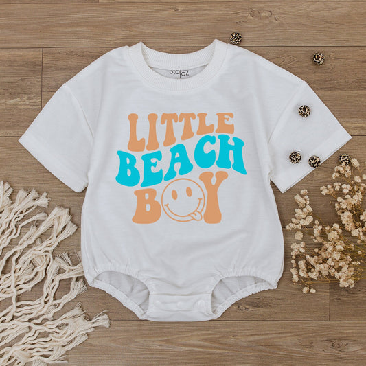 Beach Boy Bodysuit & Family Tees: Summer Vacation & Birthday Outfits