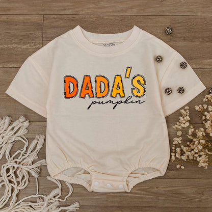 Pumpkin Family Outfit: Baby Romper, Kids Tee & Fall Bodysuit Set